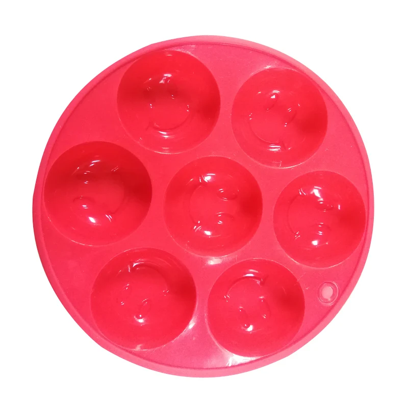 Силиконовые формы в виде улыбающихся рожиц для помадки шоколада декорирования