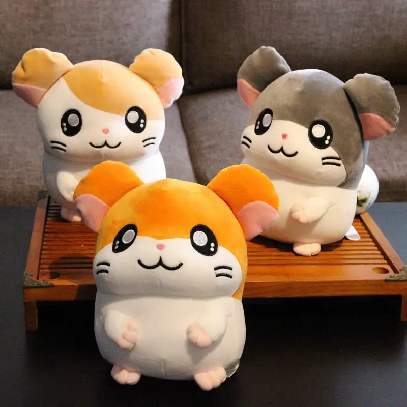 

2022 Hamtaro Plush toy Super Soft Japan Anime Hamster Stuffed doll toys for Children Cartoon Figure toys for Kids Birthday gift