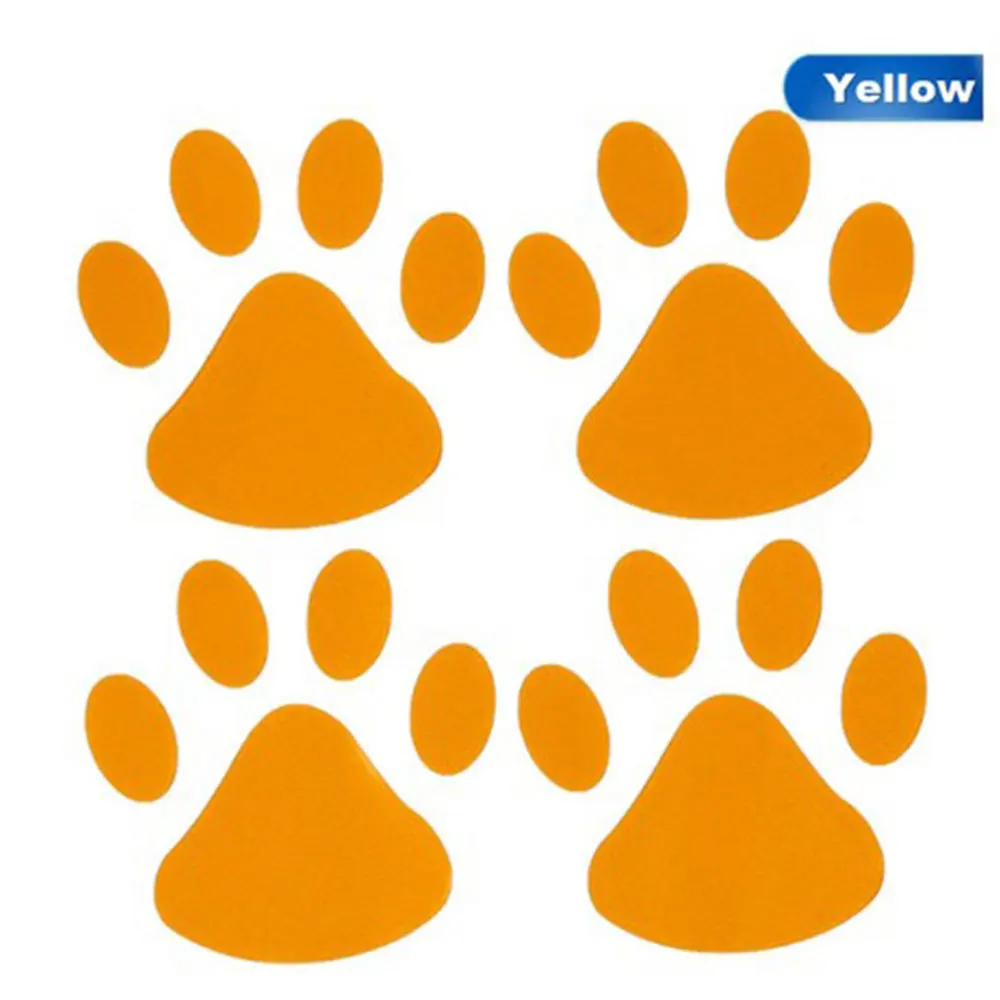 Крутая наклейка на автомобиль дизайн лапы 3D Животные Собака Кошка медведь