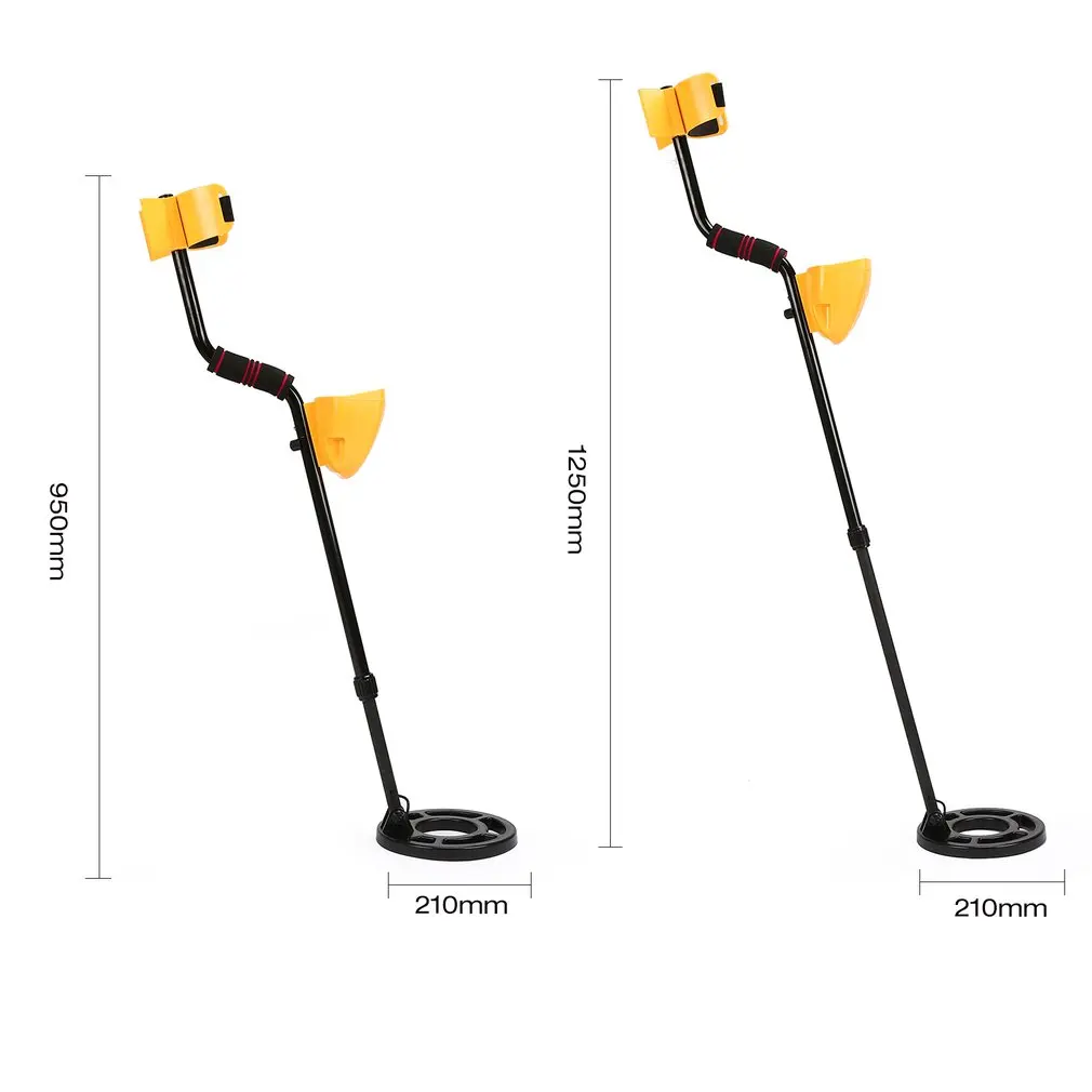 

MD4060 Professional Portable Mini Underground Metal Detector Handheld Treasure Hunter Gold Digger Finder Length Adjustable