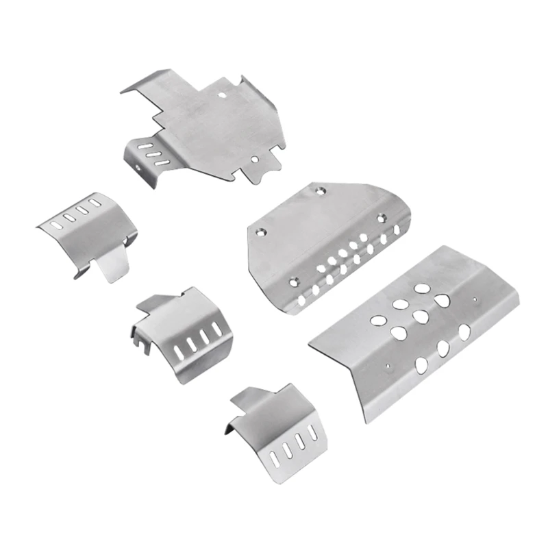 

Metal Front Rear Guard Chassis Axle Armor for 1/10 RC Crawler Car TRX6 G63 Parts 203E
