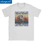 Футболка из хлопка с надписью Я читаю книги я люблю людей