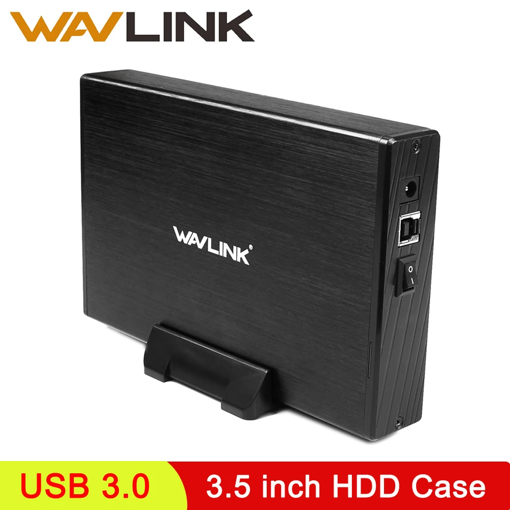 Корпус Wavlink HDD 3,5 SATA к USB 3,0 адаптер для жесткого диска корпус Hdd 3,5 корпус Sata к Usb для SSD диск HDD коробка поддержка UASP EU