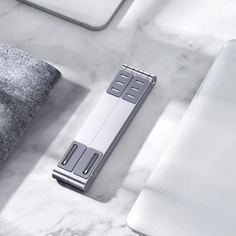 Мобильный телефон для ноутбука алюминиевая подставка Волшебная Складная Macbook Pro