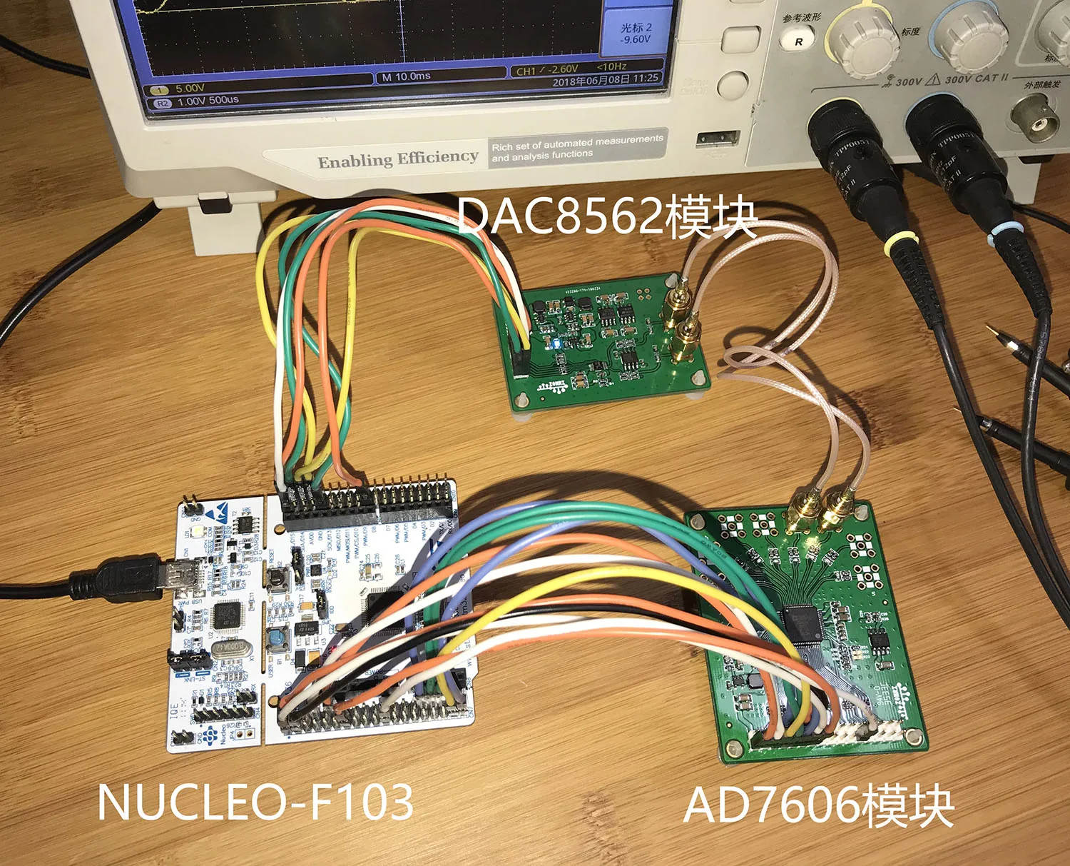 DAC8562 DAC Module Positive and Negative 10V Signal Amplitude 16Bit Uni / Bipolar Output |