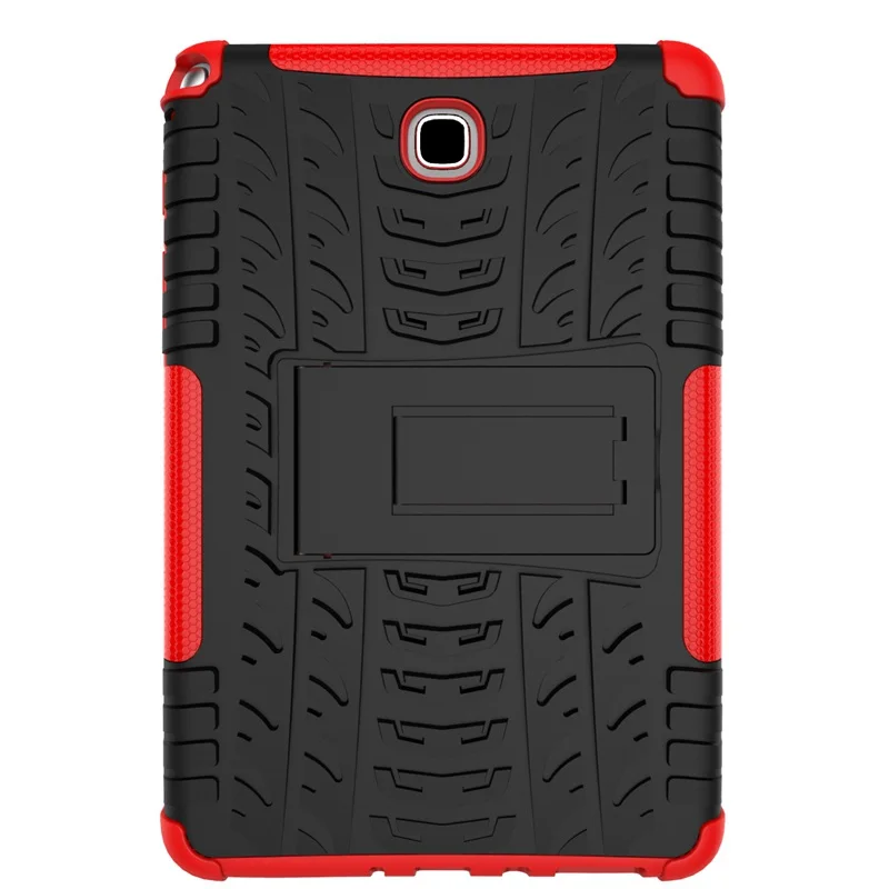 For Samsung galaxy Tab A 8.0 case Tab5 8.0 SM- T350 T355 Tablet Armor case Silicone TPU+PC Shockproof Stand Cover+Film+Pen