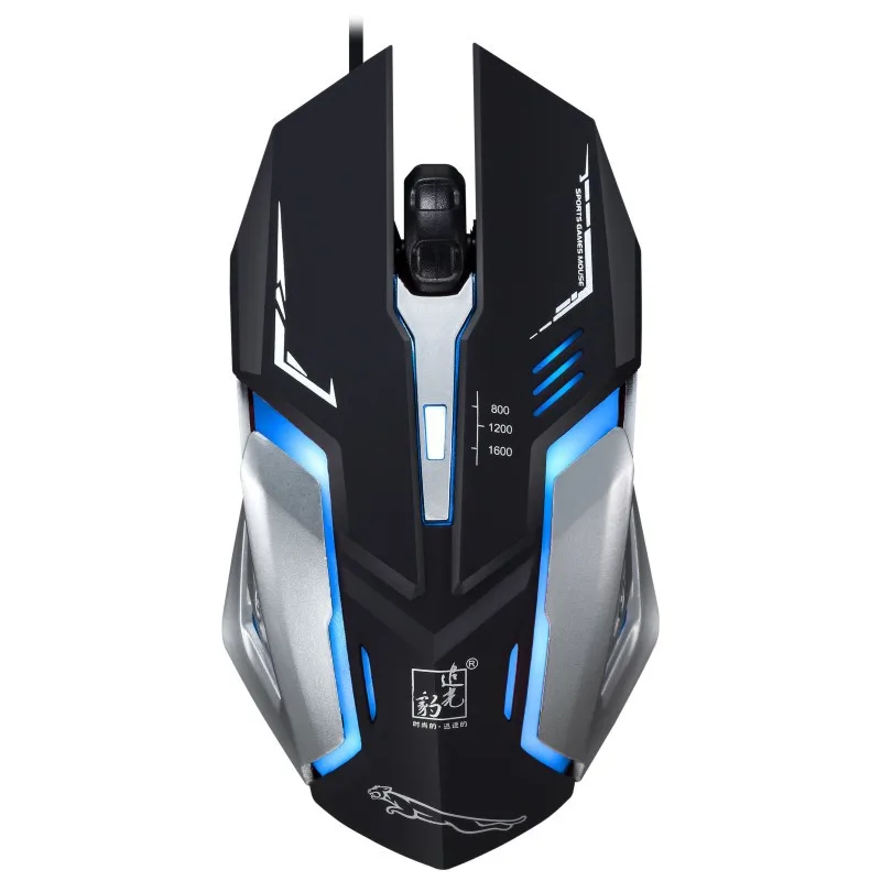 BL03342 1600 Точек на дюйм игровой Мышь кнопки RGB светодиодный лазерный проводной MMO Мышь высокой точности Мышь PC Gamer - Цвет: BL03342