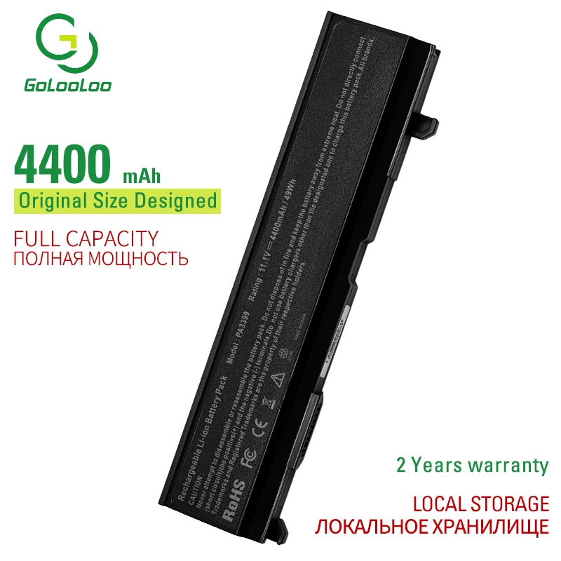 Аккумулятор для ноутбука Golooloo 1 V Toshiba PA3399U-1BAS PA3399U-1BRS PA3399U-2BAS PA3399U-2BRS PABAS057 PABAS076 Equium A100