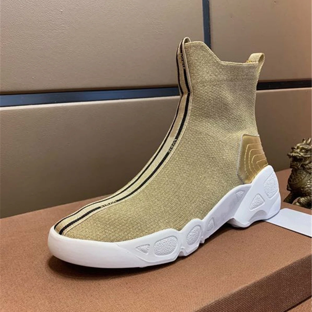 Женская обувь кроссовки повседневная трикотажная с гибкой подошвой дышащие