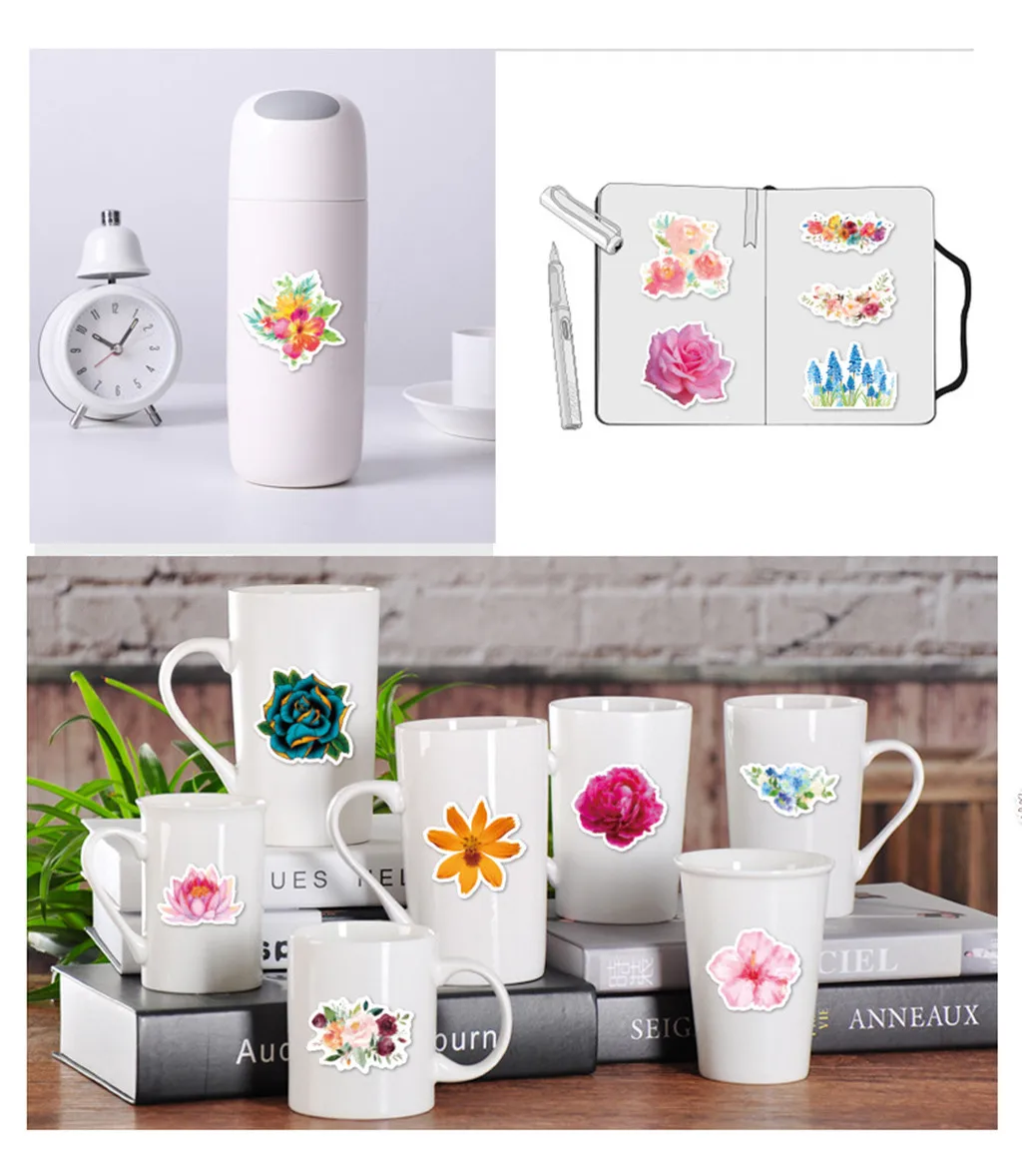 Стикер настенный виниловый для скейтборда гитары дорожного чехла 50 шт. | Дом и сад