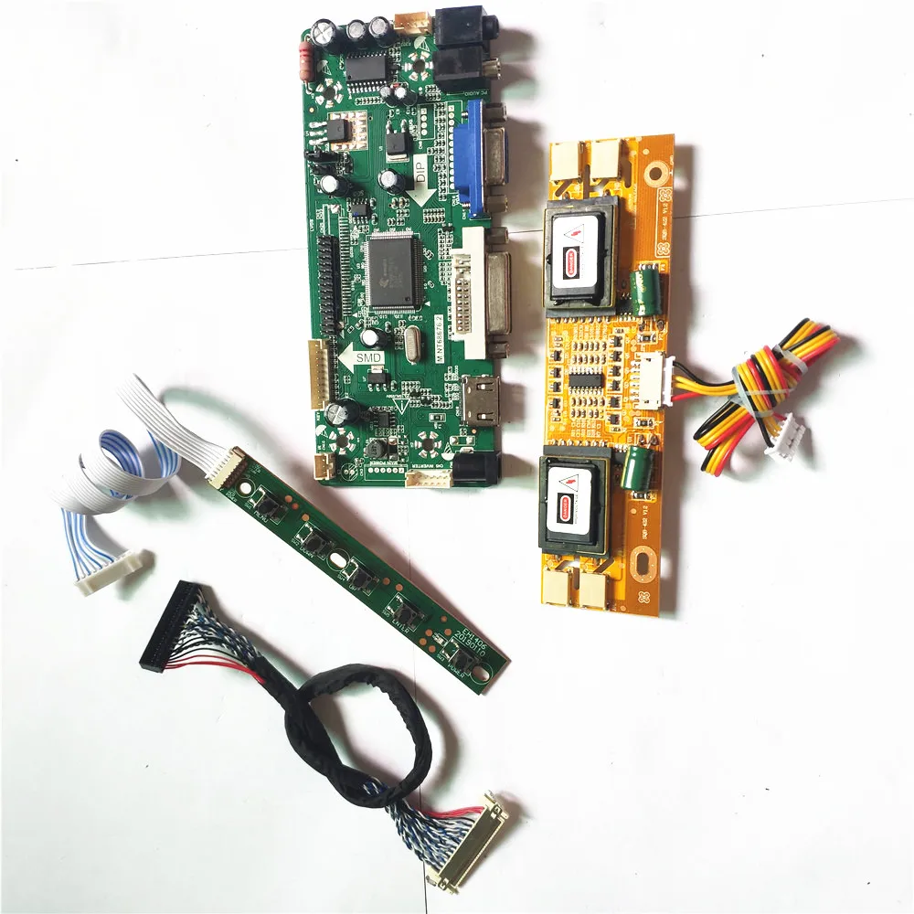 Для LM170E03-TLB1/TLB2/TLB3 M.NT68676 карта контроллера VGA HDMI-совместимая с DVI 1280*1024 17 &quotLCD LVDS 30Pin