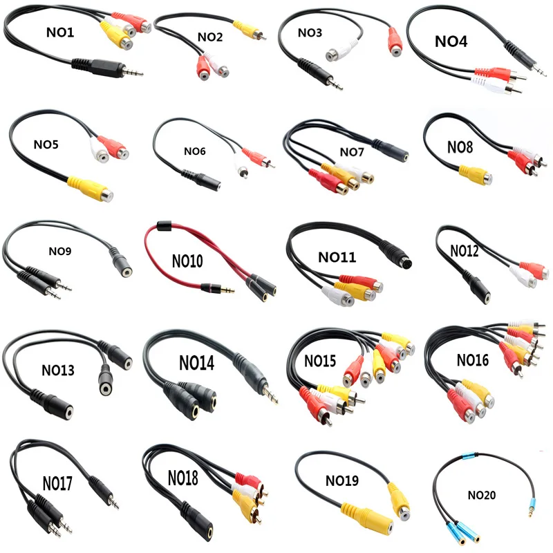 1 шт. 3 5 мм Мужской Женский Адаптеры RCA аудио разъем к 6 35 подойдет как для