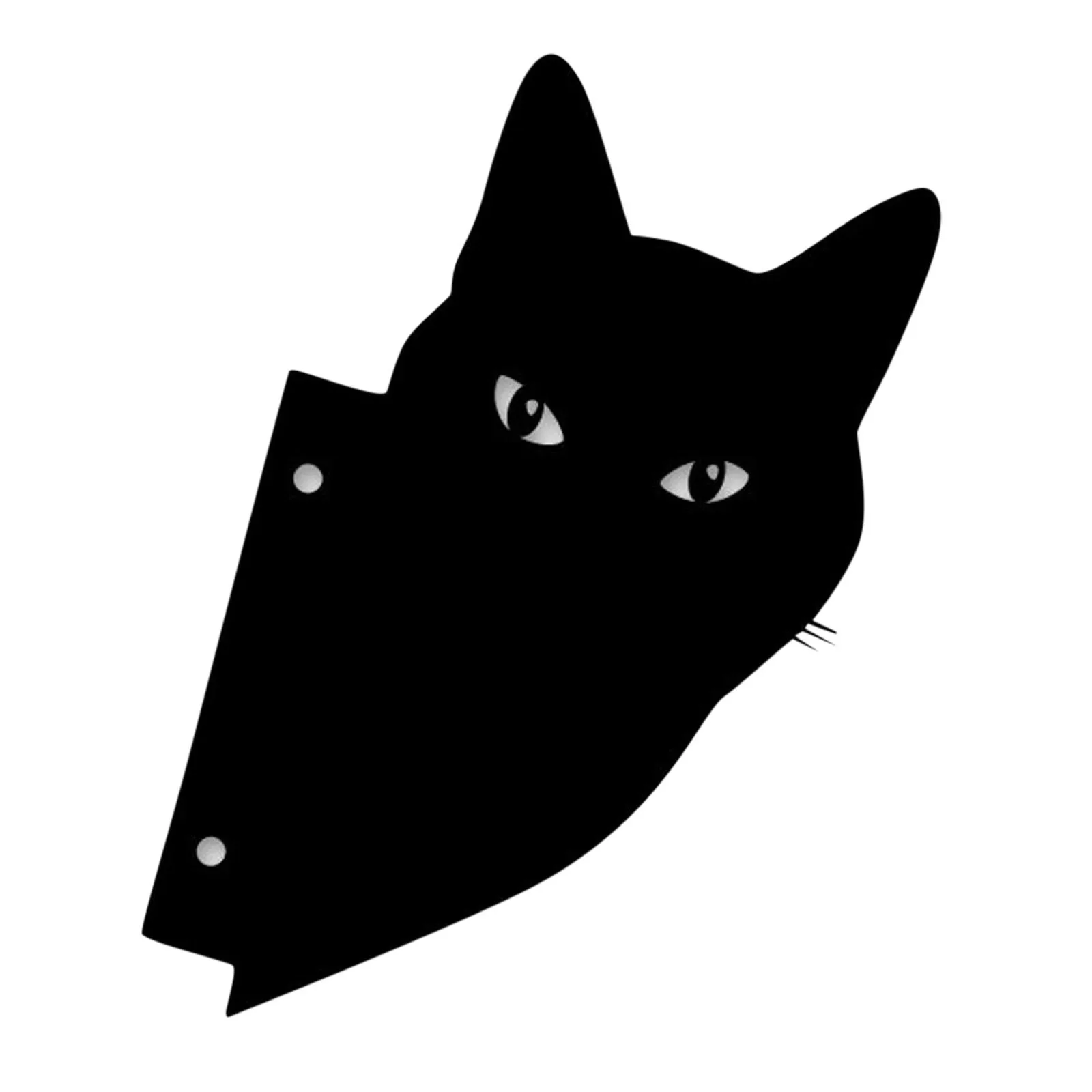 

Creative Acrylic Black Cat Fence Outdoor Garden Home Hanging Sculpture Window Tree Home Peeping Cat Yard Art Decoration,1PC