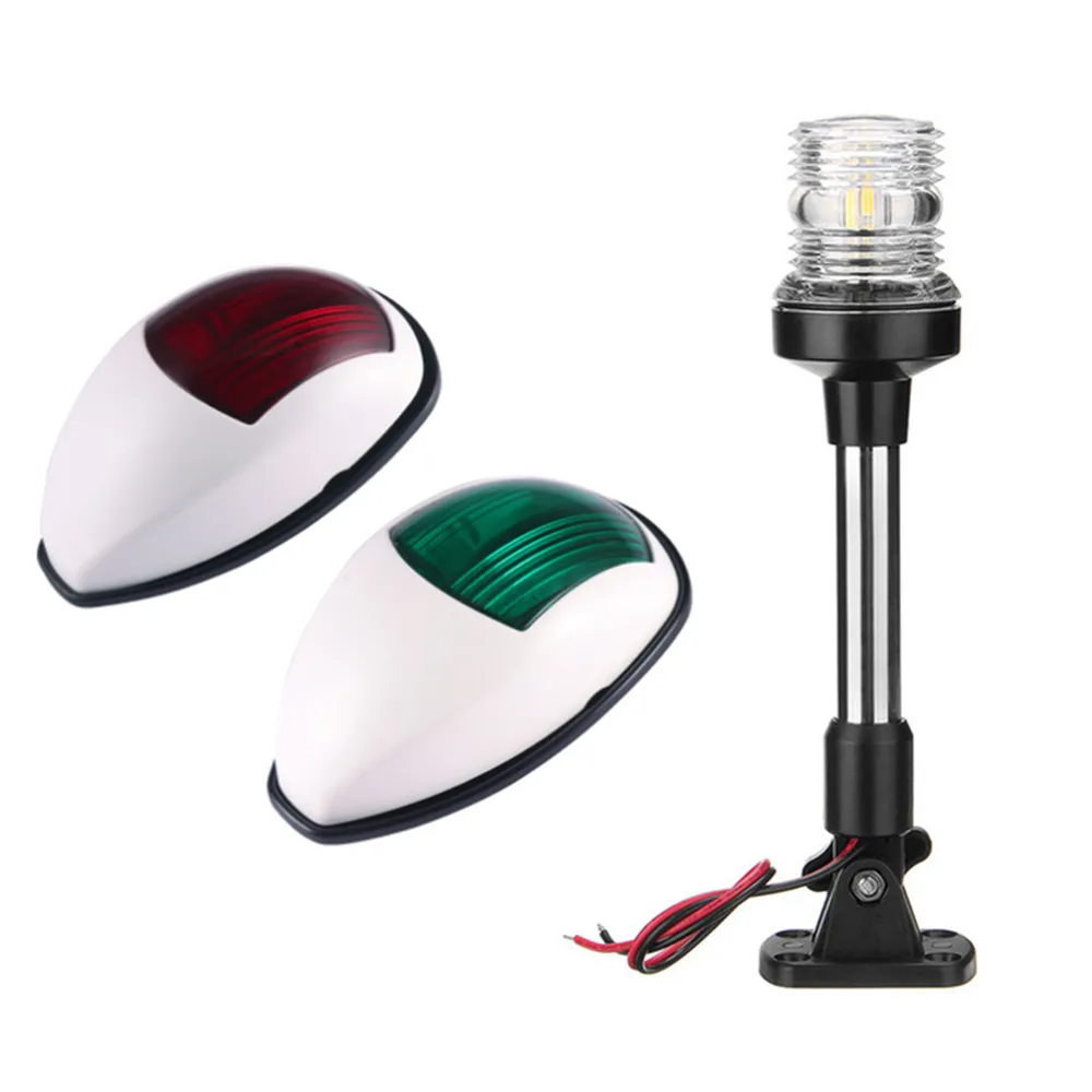 

Marine Boat Nautical Yacht Ship 12V 24V LED Navigation All Round Signal Lantern