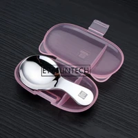 50sets Coffee Spoon Soup Spoon Stainless Steel Short Handle Tea Spoon Set Dessert Coffee Scoops With Storage Case