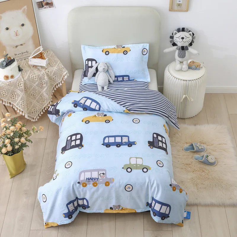 Комплект постельного белья из 3 предметов 100% хлопок с наволочкой пододеяльником