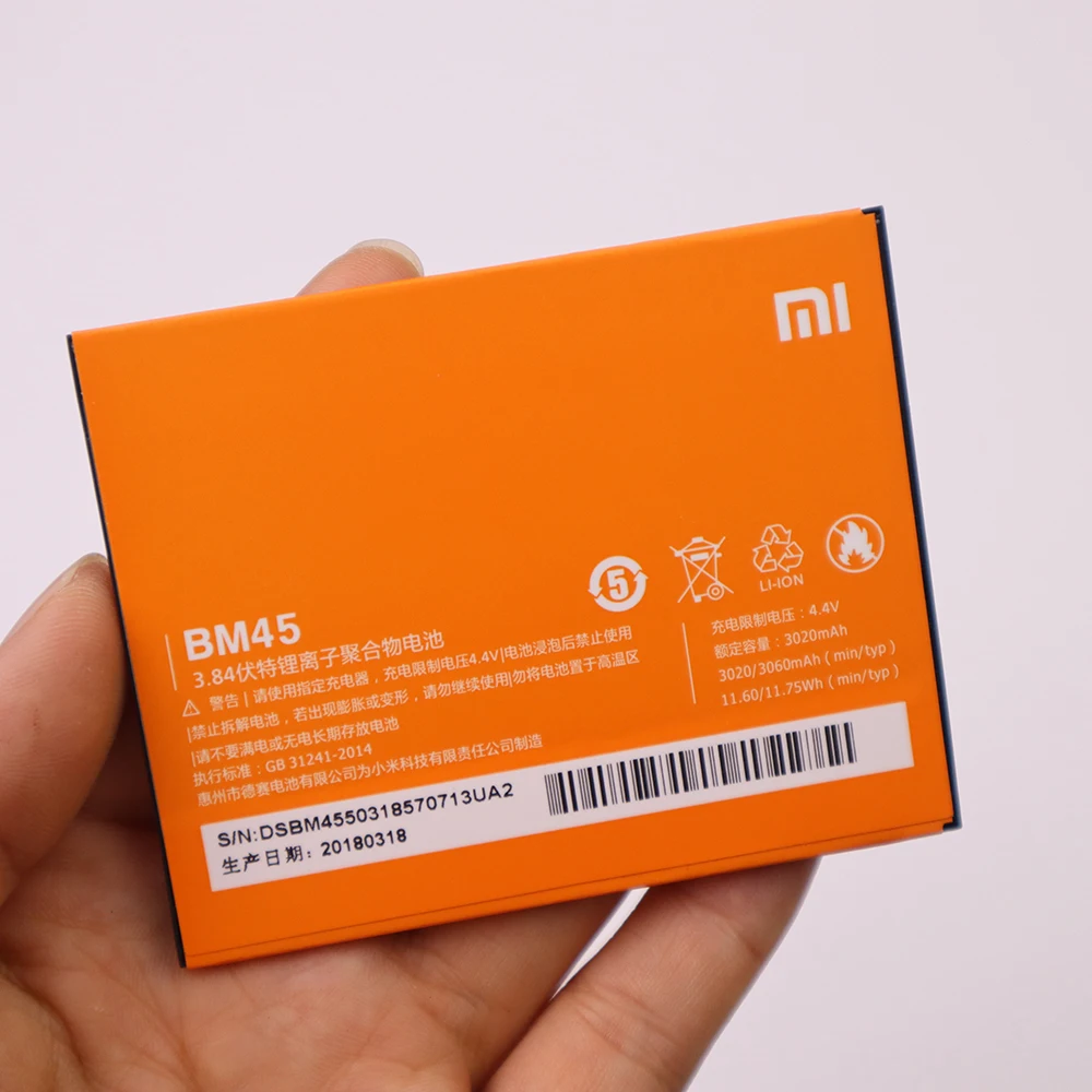 Аккумулятор XIAO MI BM45 BM20 BM40 BM41 BM42 BM44 для Xiaomi Mi Redmi Note 2/ Mi2S 2 /2A/Redmi 1S/Note1/Redmi | Мобильные