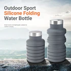 2019 оригинальная Складная Силиконовая бутылка для воды для спорта на открытом воздухе, пищевой силиконовый материал, нетоксичный прочный дорожный стакан для воды