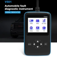 v501 diagnostic scanner multifunctional usb data printing abs multilingual fast detection obd2 truck code reader for car