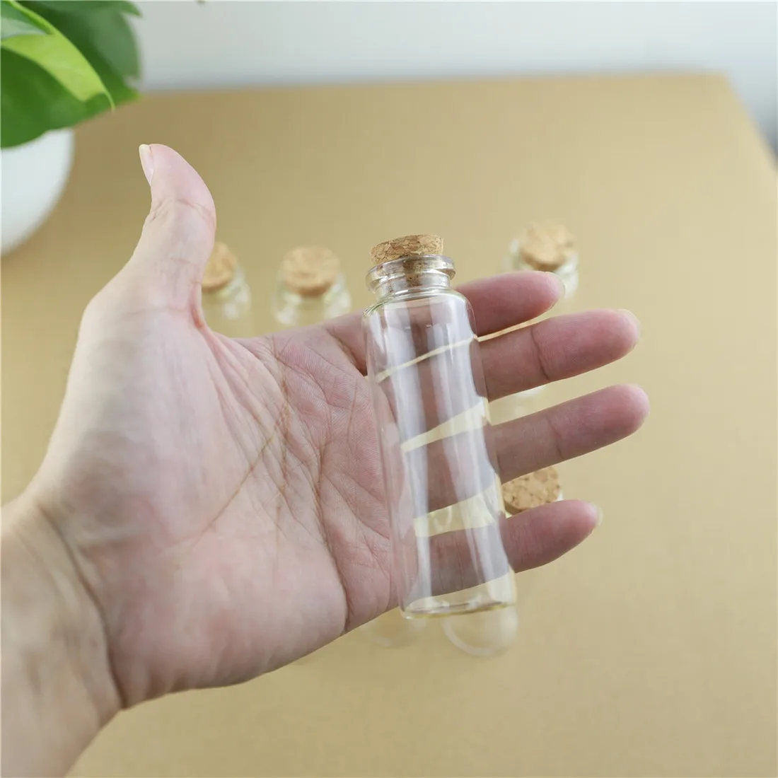 

24pcs/lot 30*90mm 45ml Small Glass Jars Storage Container Test Tube Vial Glass Bottle Cork Stopper Transparent Empty Bottles