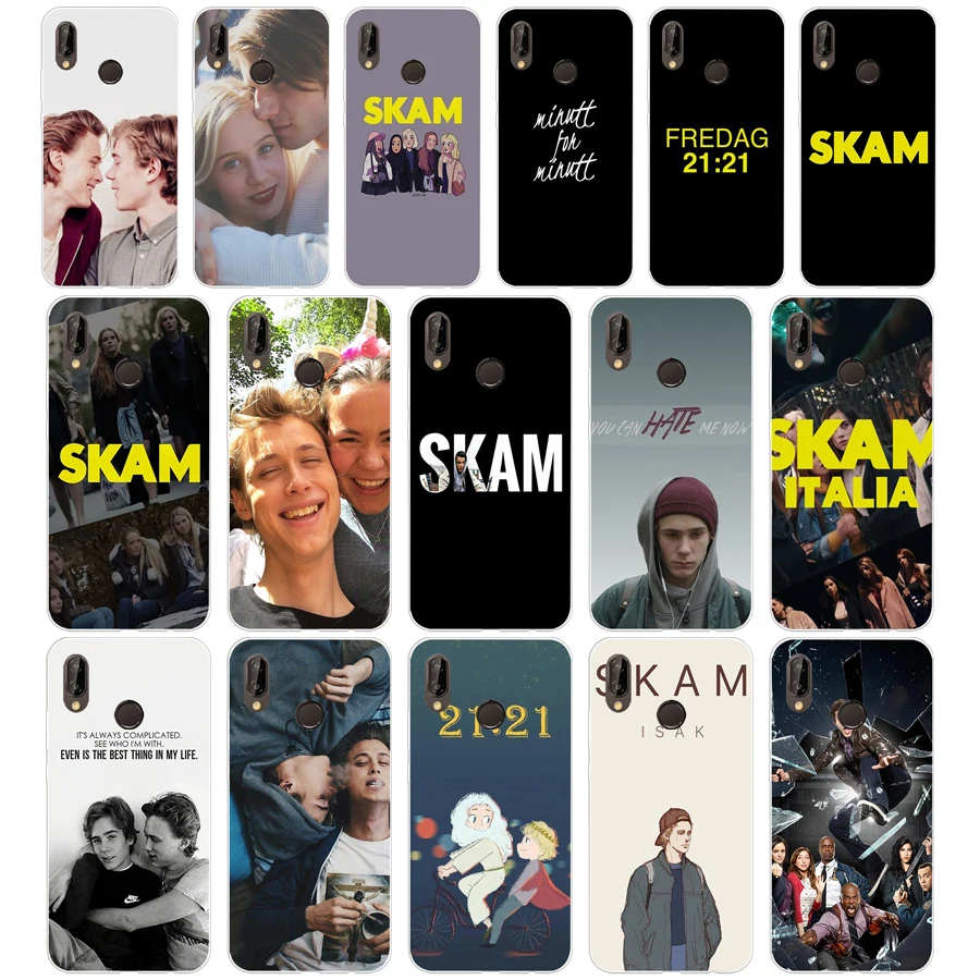 252FG норвежский ТВ SKAM Мягкий Силиконовый ТПУ чехол для huawei Mate P20 P30 Llte Pro Y6 Y7
