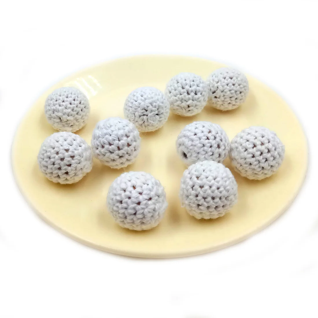 

Baby teether Nursing Teething crochet wooden beads For DIY Baby Pacifier Chain Pendant Necklace Baby Teether children's product