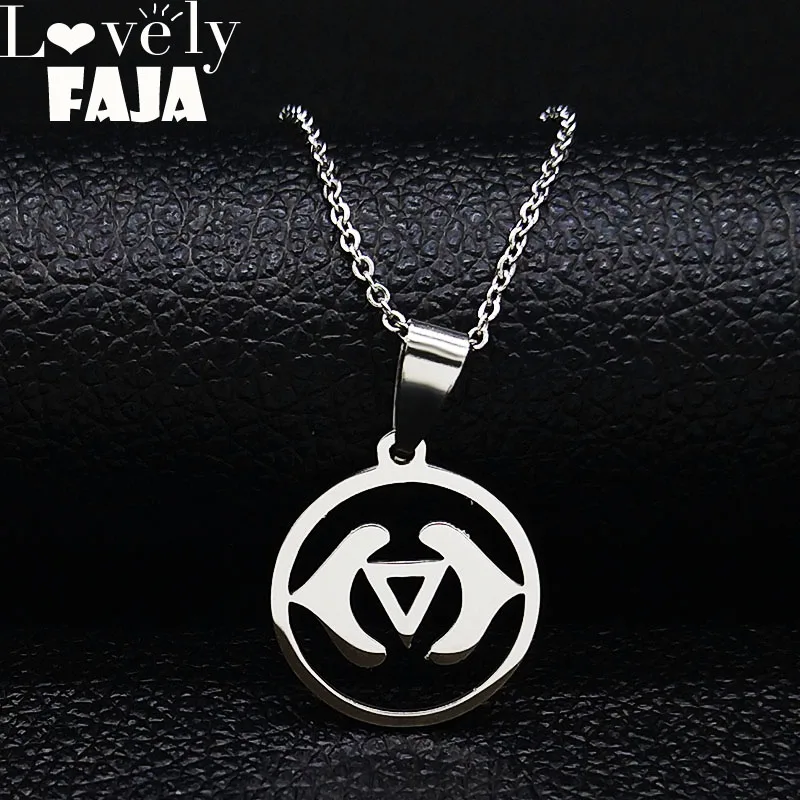 2021 индийский символ цветок жизни Йога серебряный цвет нержавеющая сталь