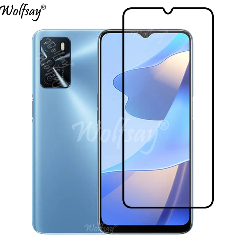 full cover whole glue tempered glass for oppo a54s screen protector for oppo a54s camera glass for oppo a54s a54 s glass 6 52 free global shipping