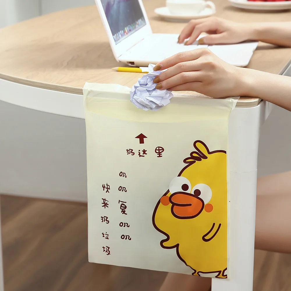 Car Mounted Garbage Bag Adhesive Foldable Can with a Hanging Disposable Storage | Дом и сад