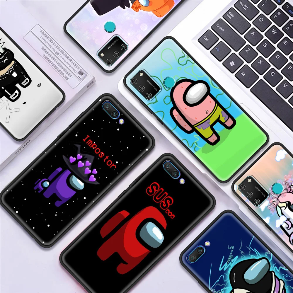 

Game Among US Silicone Soft Case For Honor 8X 9X 10 Lite 20 30 Pro 20e 20S(6.15) 30i Play 9A Luxury Phone Coque Shell