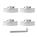 Шкив ГРМ 2GT, 4 шт., 80 зубьев, отверстие 5 мм, 80 зуб. Для GT2, Ширина ремня 6 мм, запчасти для 3D-принтера Voron 2,4