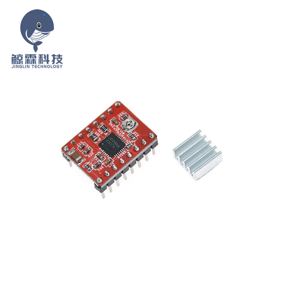 Запчасти для 3D принтера StepStick A4988 DRV8825 драйвер шагового двигателя с радиатором Reprap