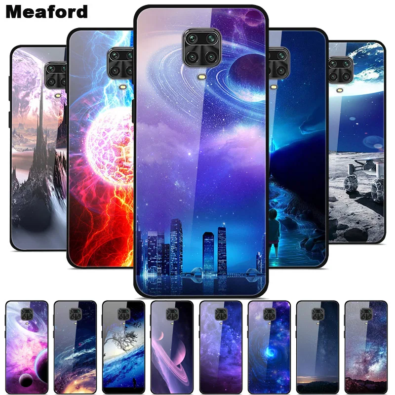 Защитный чехол из закаленного стекла для Xiaomi на заднюю панель 9 S Pro Max Note 9S сделай