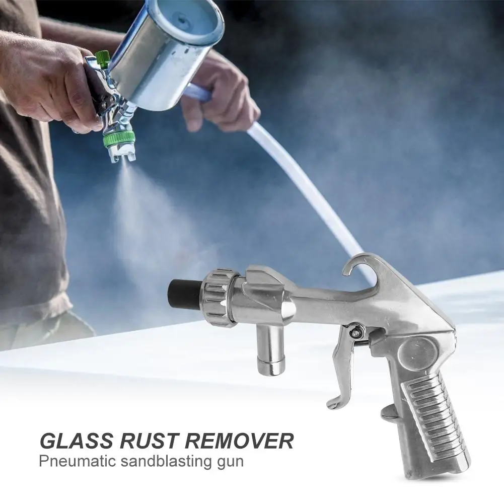 

Portable Airbrush Gravity Sandblasting Gun Pneumatic Sandblasting Set Rust Blasting Device Mini Sand Blasting Machine tool