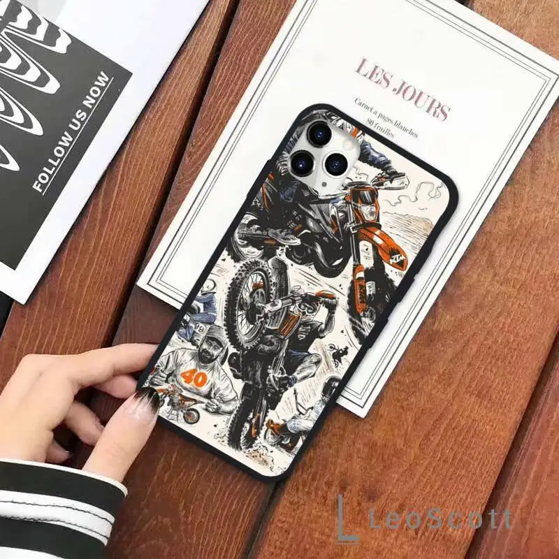 

Handsome motorcycle Phone Case for iPhone 11 12 pro XS MAX 8 7 6 6S Plus X 5S SE 2020 XR Soft silicone