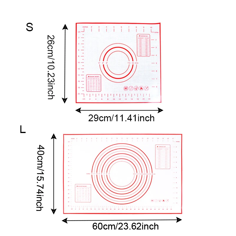 Новый силиконовый коврик для выпечки тесто пиццы кондитерские изделия кухонные
