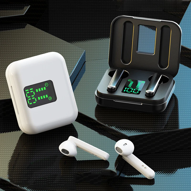 Беспроводной наушники Bluetooth X15 вкладыши TWS с светодиодный Дисплей зарядный чехол