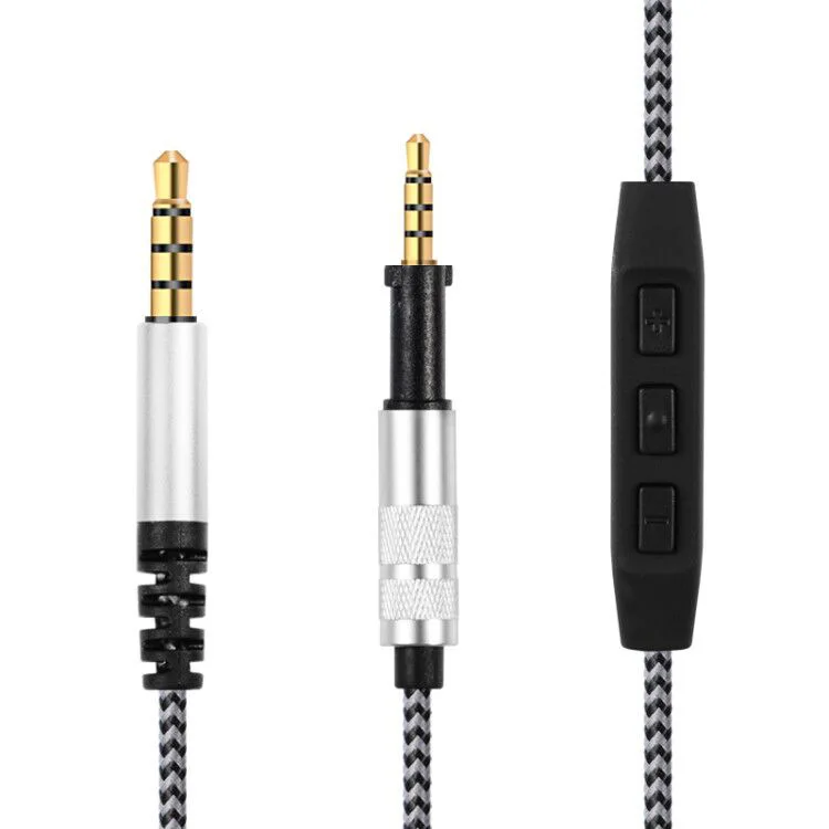 

Headphone Cable K450 K451 K452 Q460 K480 Headset Upgrade Cable with Wheat Cable Control 1.8 Meters