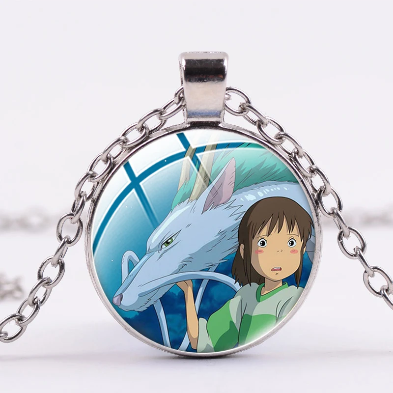 SONGDA Миядзаки Хаяо эффектное ожерелье без лица с мультяшными узорами ручной