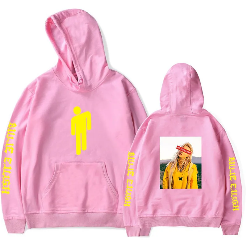 Billie Eilish/Одежда, толстовка с капюшоном, толстовки с капюшоном, Модные осенние сексуальные K-pops Harajuku, свободные топы, Спортивная рубашка для женщин и девочек