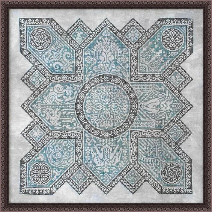 Дворцовая стена пазла замок 53-53 вышивка крестиком Экологичная хлопковая нить