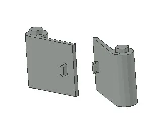 

*DOOR 1X3X2* D062 10pcs DIY enlighten block brick part No. 3188 3189 , Compatible With Other Assembles Particles
