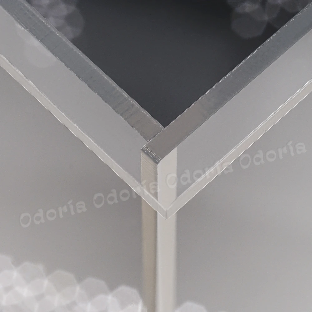 Кубический акриловый чехол Odoria 30x30x30 см прозрачная коробка из плексигласа