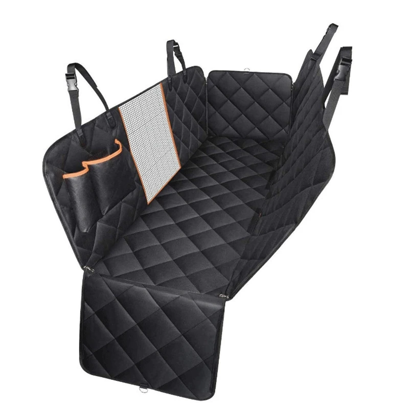 Mesh Black Novelty Dog Car Seat Cover Waterproof Traval Pet Carriers With Pocket And Zipper Mat Hammock Cushion Protector | Дом и сад