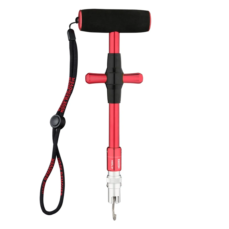 Self-Locking Fish Hook Remover Tool Extractor Detacher T-Shaped Aluminium Saltwater Lure Fishin The Hook Lifterg Hook Separator