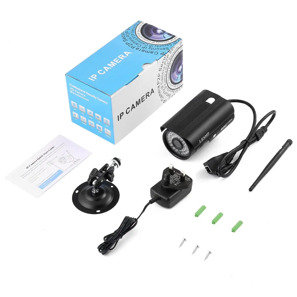 LESHP HW24 1080P 2 0 мегапиксельный прогрессивный CMOS ДАТЧИК 36 шт. ИК светодиод с WIFI