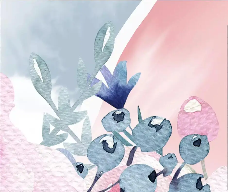 Настенные 3D обои Milofi на заказ скандинавский мультяшный милый котенок фон для