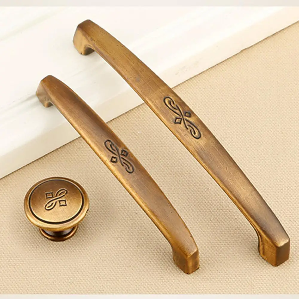 Европейские антикварные ящик ручка двери китайская в винтажном стиле с