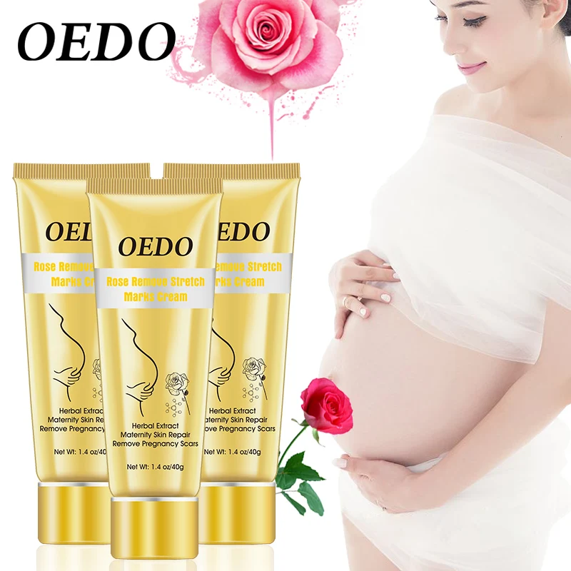 

3PCS/lot Rose Remove Stretch Marks Cream Anti Wrinkle Anti Aging Maternity Skin Repair Remove Pregnancy Scars Treatment Body