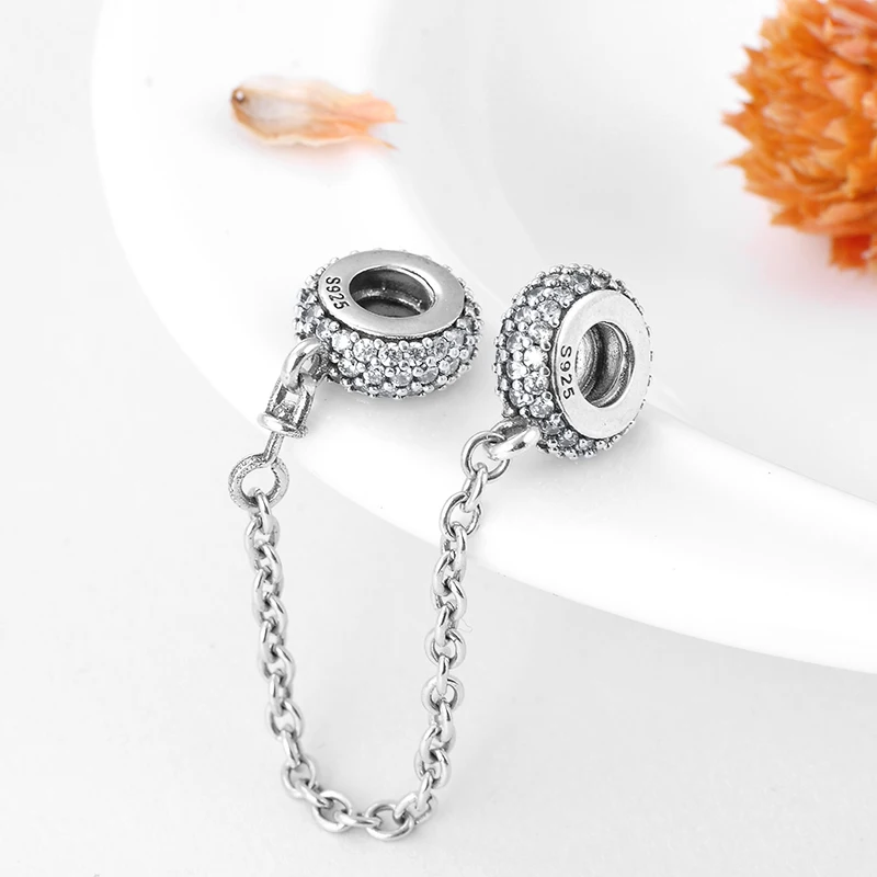 Цепочка из серебра 925 пробы с фианитами 2018 | Украшения и аксессуары